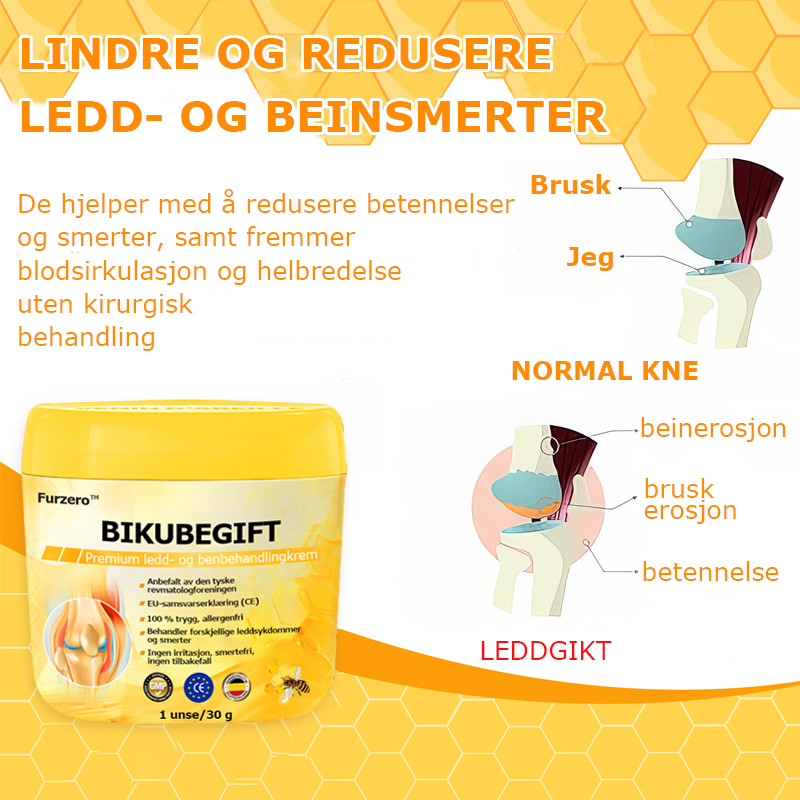 Furzero™ Biavlsmørk Avansert Ledd- og Beinpleiekrem