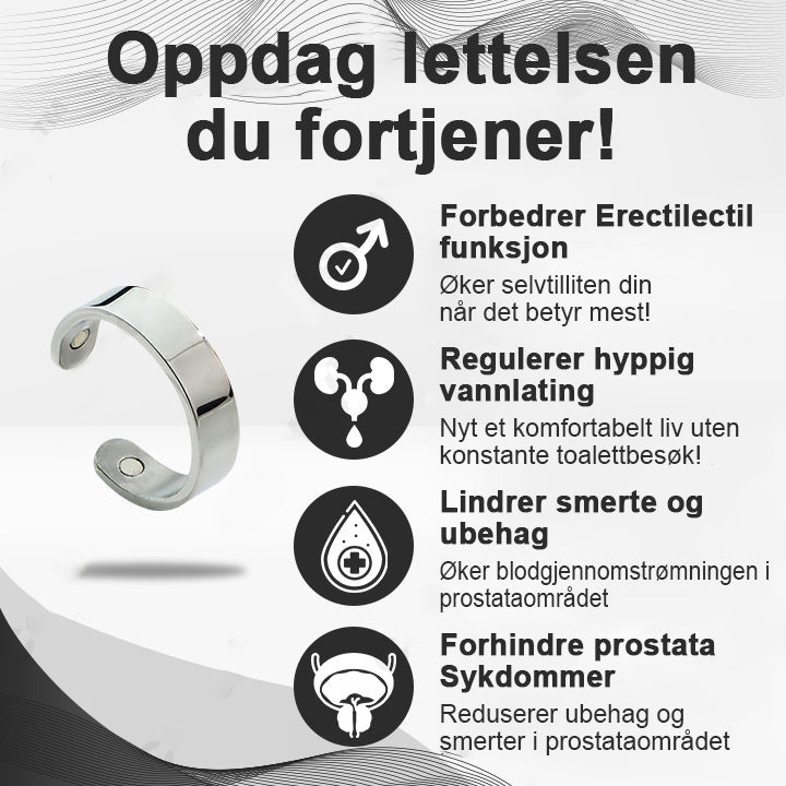 HERMSA™ CopperMag Prostaat Therapie Ring