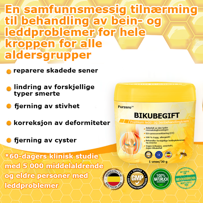 Furzero™ Biavlsmørk Avansert Ledd- og Beinpleiekrem
