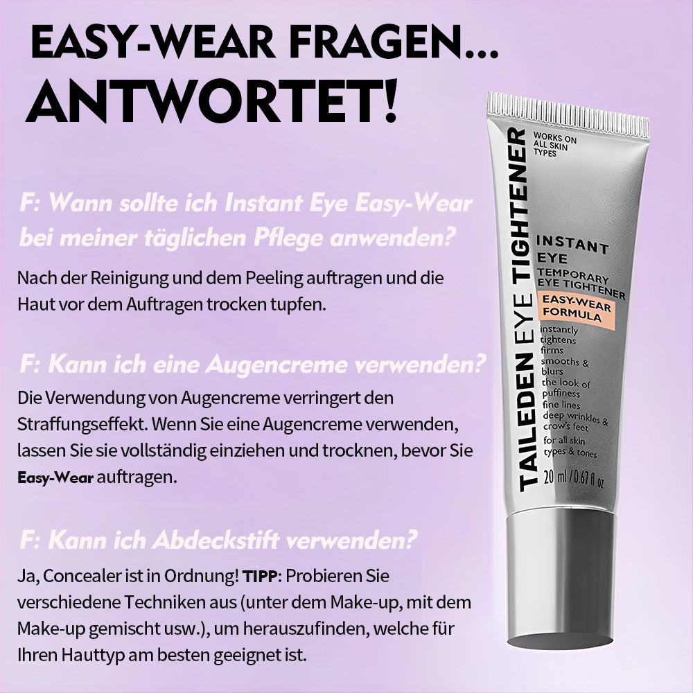 Final 3 Hours: 60%OFF🔥 Instant Eye Tightener Easy-Wear Formula With Brush Free!