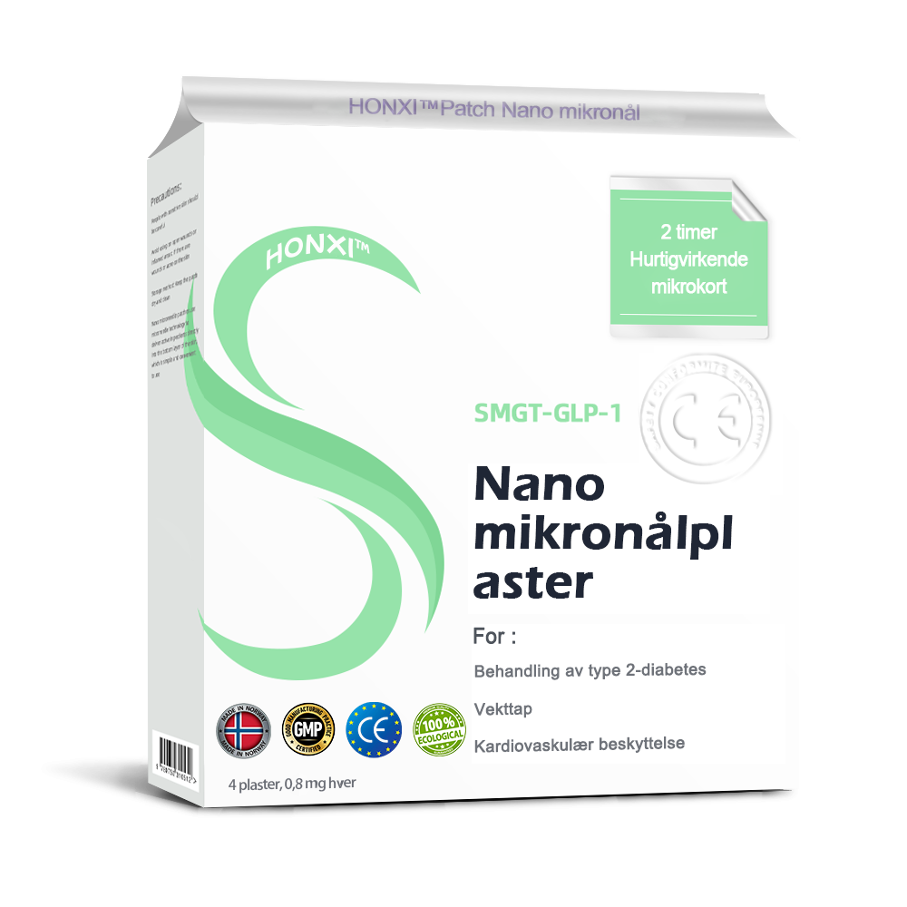 Honxi™ SMGT-GLP-1 Nano mikronål Patch 2.0👩⚕️ (Smertefri, langvarig, adressering av diabetes, fedme og hjerte- og karsykdommer)