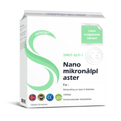 Honxi™ SMGT-GLP-1 Nano mikronål Patch 2.0👩‍⚕️  (Smertefri, langvarig, adressering av diabetes, fedme og hjerte- og karsykdommer)